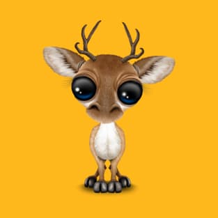 Cute Curious Nerdy Baby Deer T-Shirt