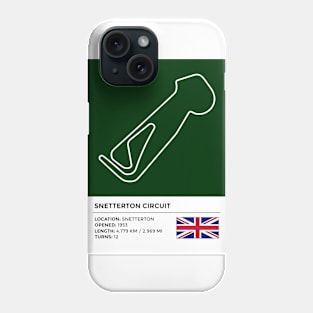 Snetterton Circuit [info] Phone Case