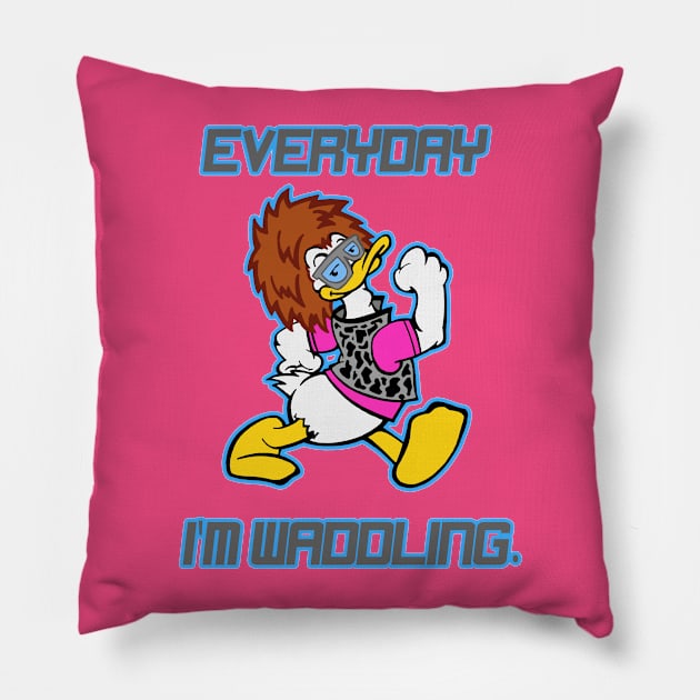 Party Duck Pillow by jackbrimstone