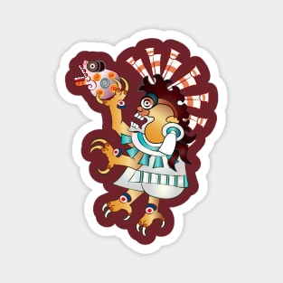 Aztec Sacrifice to the Gods Magnet