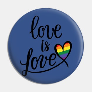 Love is Love LGBT 2 Pin