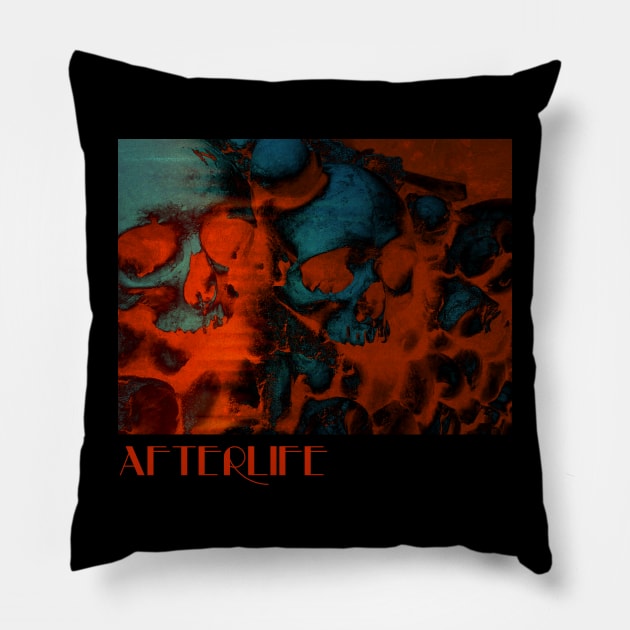 Afterlife (Text) Pillow by RAdesigns