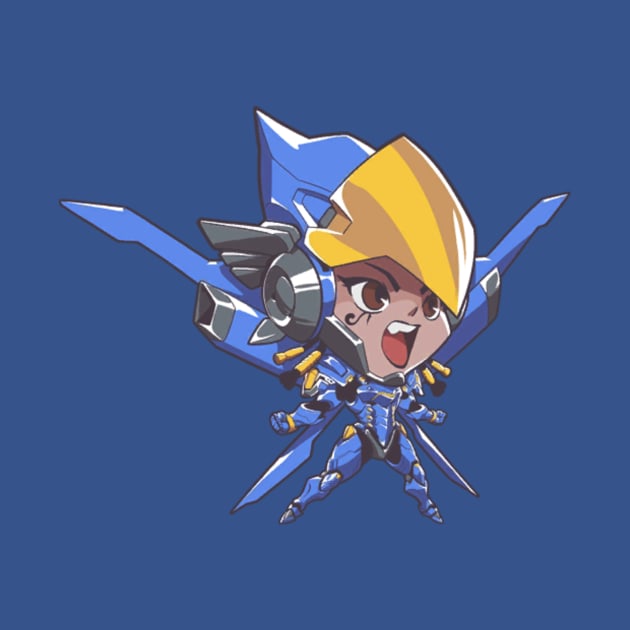 Pharah cute spray tee by Rumiho