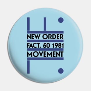 New Order Movement Reproduction Fanart Pin