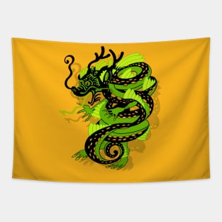 Magic Green Dragon Tapestry