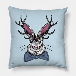 Dapper Jackalope Pillow