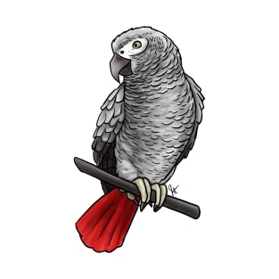 Bird - African Grey Parrot T-Shirt