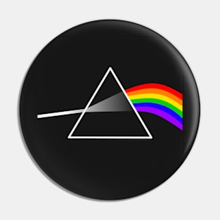 Rainbow triangle reflection or refraction. Pin