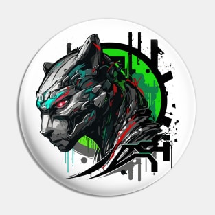 Graffiti Paint Panther Creative Pin