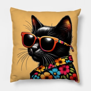 The coolest cat on Songkran Day Pillow