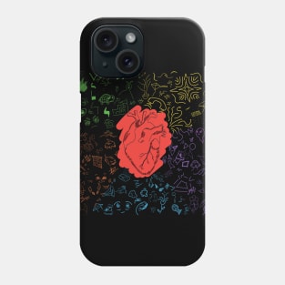 Colorful Heart Phone Case