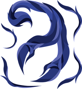 Scorpio Zodiac Sign - Blue Magnet