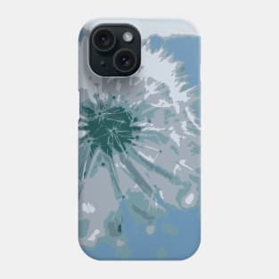 Dandelion flower illustration Phone Case