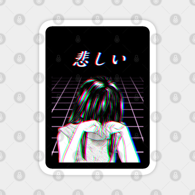 Sad Vhs Background Sad Japanese Anime Aesthetic Anime Magnet Teepublic We have 28 images about anime aesthetic vhs including images, pictures, photos, wallpapers, and more. teepublic