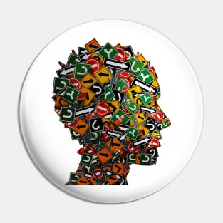 Psychology And Psychiatry Symbol Pin