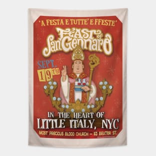 Feast of San Gennaro Throwback Tapestry