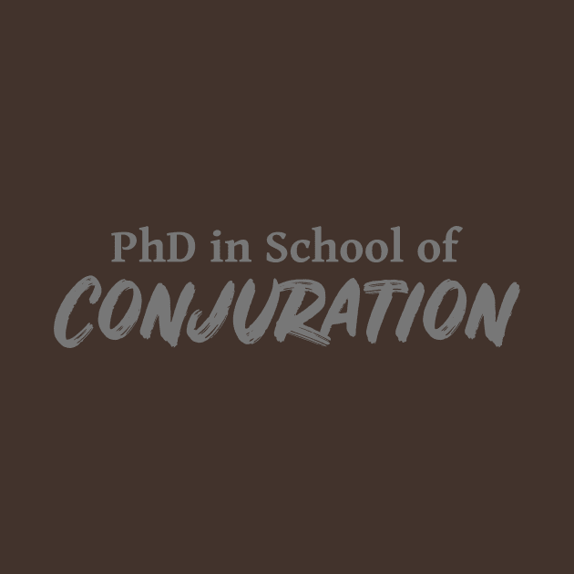 PhD in School of Conjuration DND 5e Pathfinder RPG Role Playing Tabletop RNG by rayrayray90