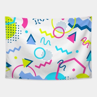 80's Geometric style background Tapestry