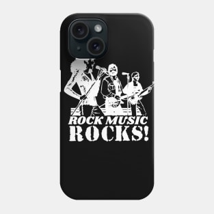 ROCK MUSIC ROCKS - Rock Music Design For People Who Love Rock Music Phone Case