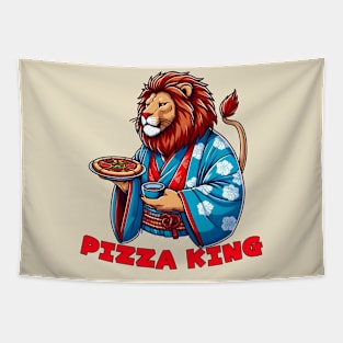 Pizza lion Tapestry