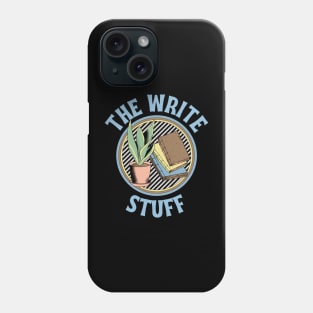 The Write Stuff English Teacher Gift | English Professor Tee Phone Case