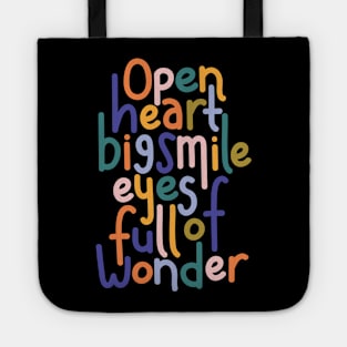 Open Heart Big Smile Tote