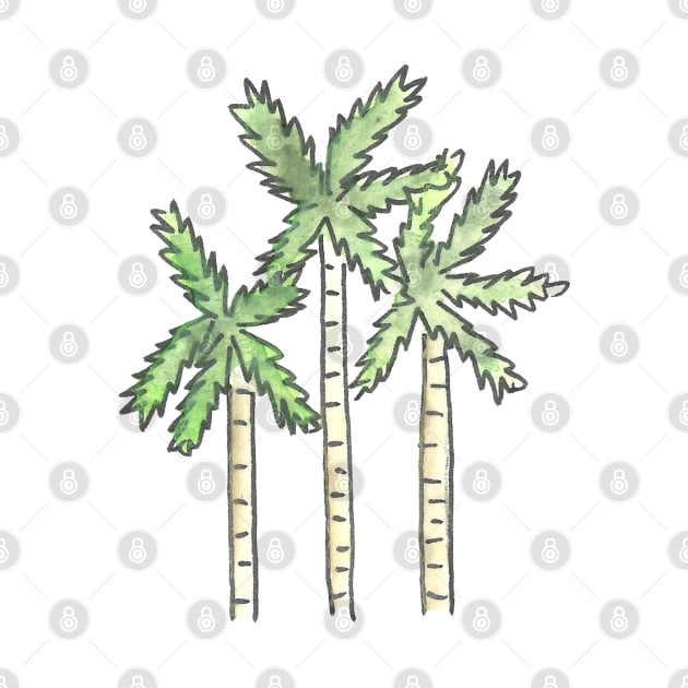 Los Angeles Icons: Palm Trees by buhloop.icons