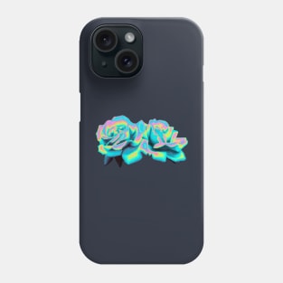 Aqua Rose Phone Case