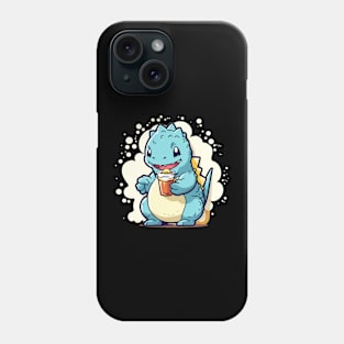 Baby Cute turquoise Godzilla Phone Case