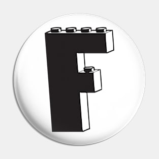 THE LETTER F Pin
