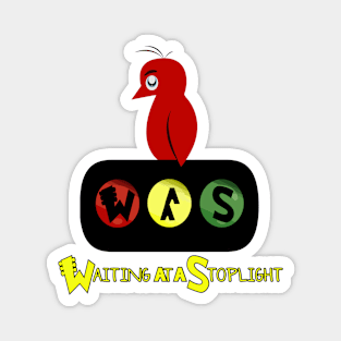 Waiting At A Stoplight Horiz Alt Design Magnet