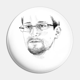 Edward Snowden Pin