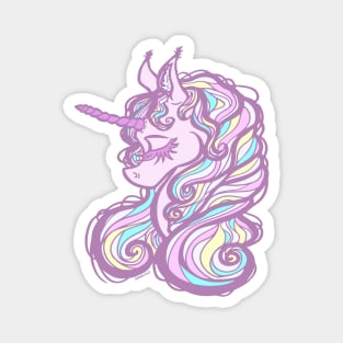 Pretty in Pink Unicorn Magnet