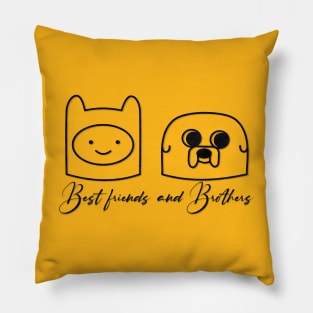 Finn and Jake, Best friends Pillow