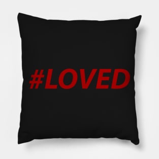 #LOVED (red) Pillow