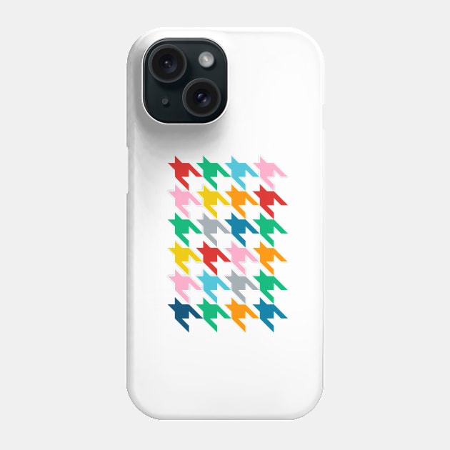 Rainbow Dogtooth Phone Case by ProjectM