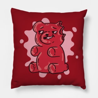 Funny Gummy Bear with a Bite Pillow