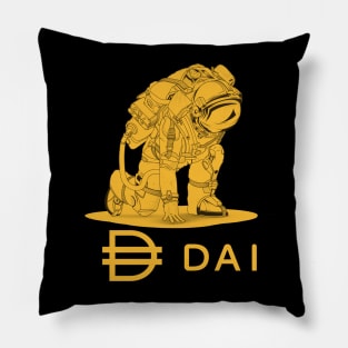 Dai  Crypto Dai  Token Dai  Cryptocurrency coin token Pillow