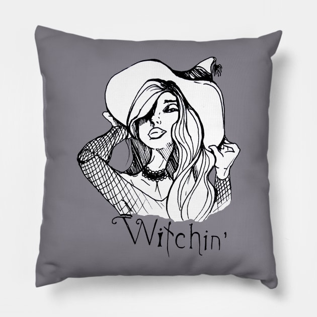 Witchin Pillow by Perryology101