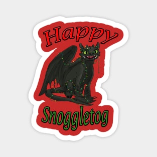 Toothless - Happy Snoggletog Magnet