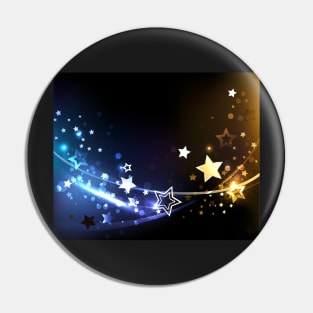Abstract background with contrasting stars Pin