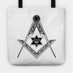 Freemason Square and Compass Tote