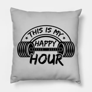 Inspirational Gym Quote Pillow