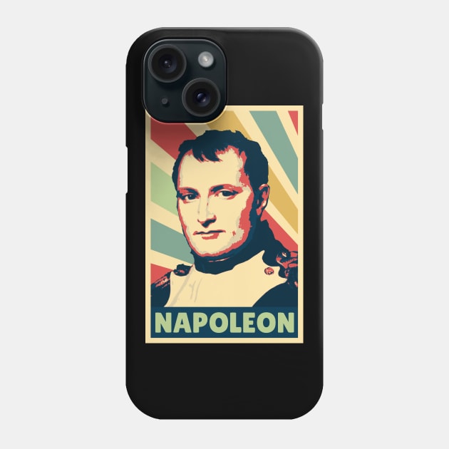 Napoleon Bonaparte Vintage Colors Phone Case by Nerd_art