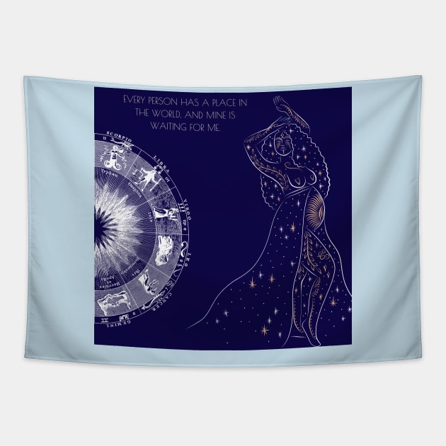 Baby Shower Horoscope Tapestry by QC_Anime