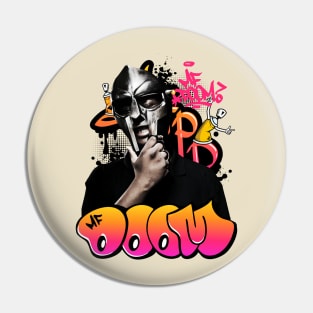 Mf Doom Retro Pin