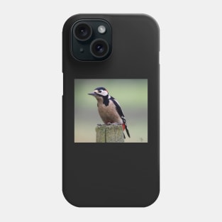 Great spotted woodpecker Phone Case