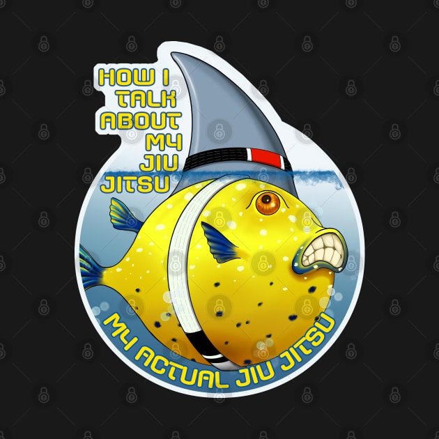 Jiu Jitsu Blowfish by undersideland