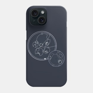 Doctor Who Gallifreyan - Run you clever boy, allons-y! Phone Case