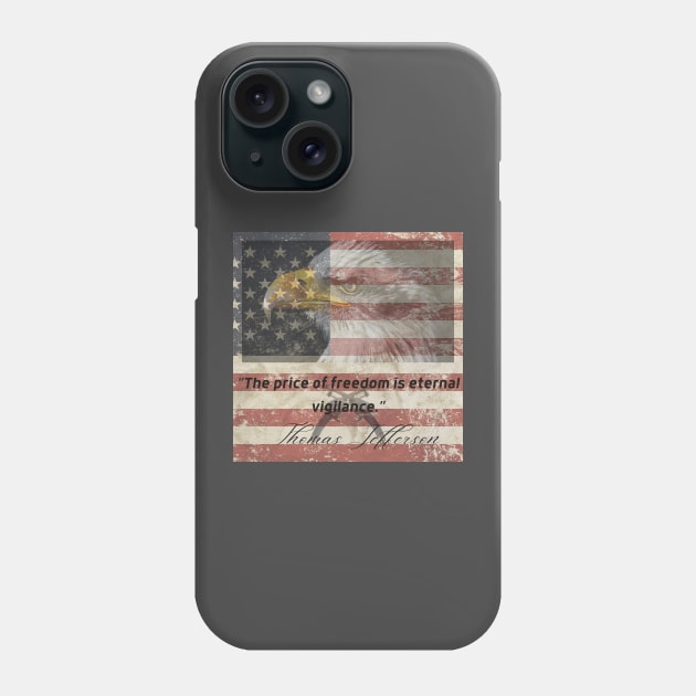 The Price Of Freedom Phone Case by Rosettemusicandguitar